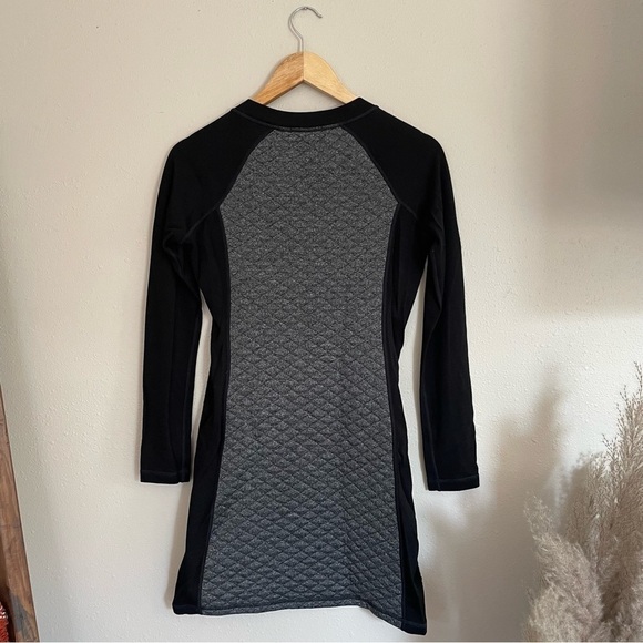 Smartwool | Diamond Peak Quilted Dress in Black Heather, Merino wool blend - Picture 6 of 12